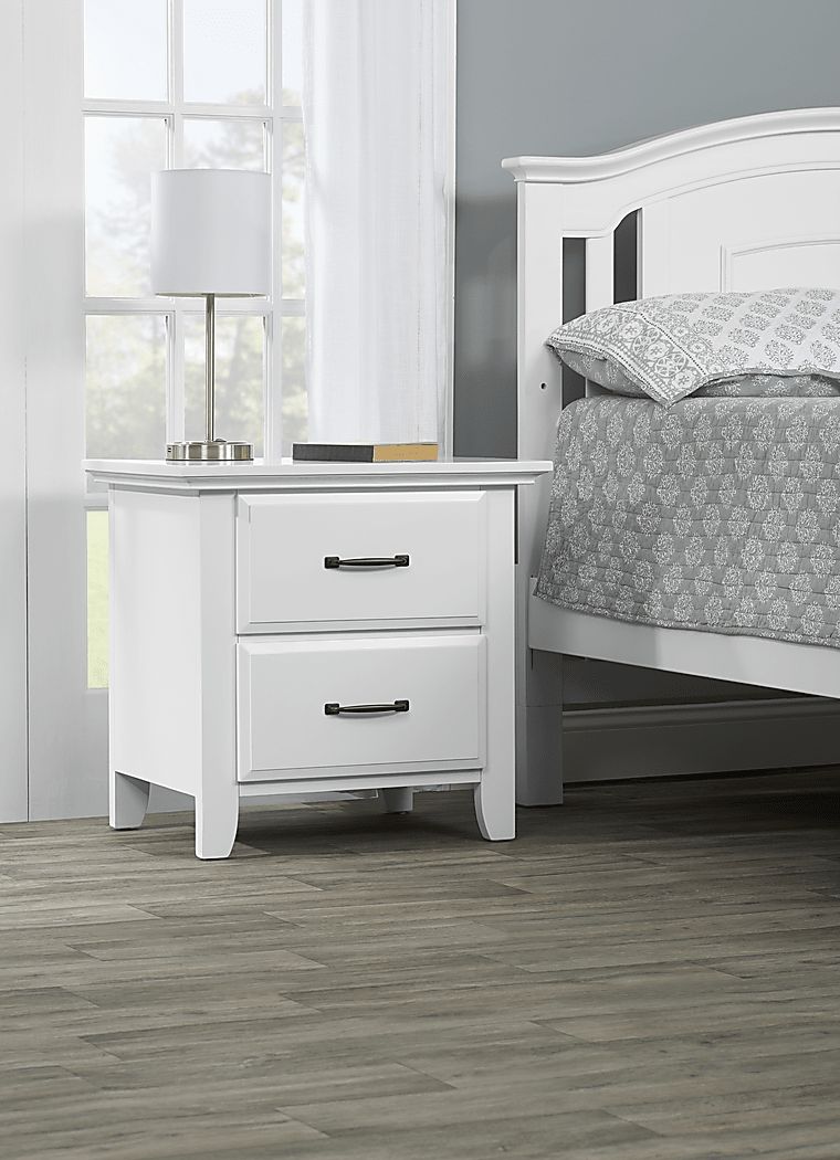 Hillford White Nightstand - Thumbnail 2