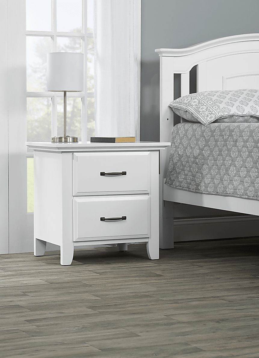Hillford White Nightstand