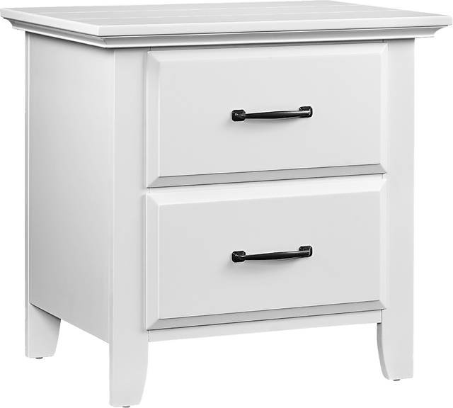 Hillford White Nightstand - Thumbnail - Image 1