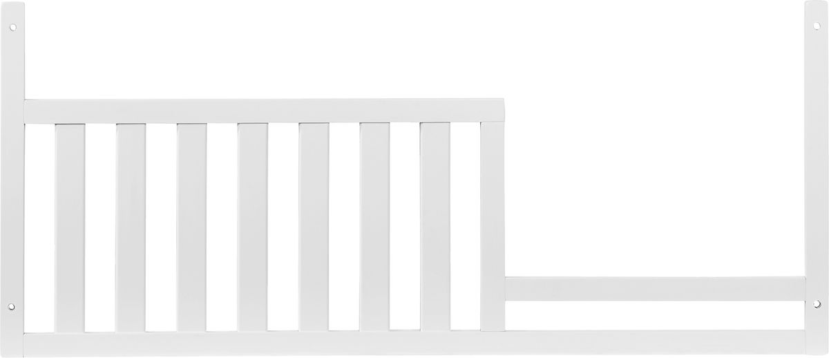 Hillford White Toddler Rail - Rooms To Go