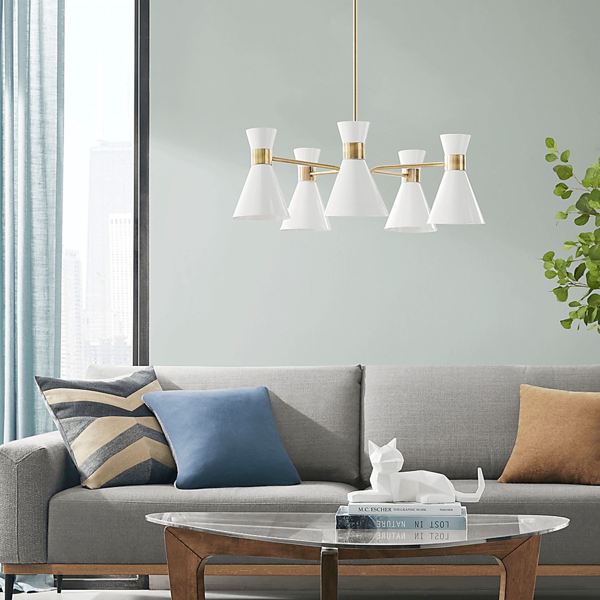 Hillger Street White Chandelier - Image 3