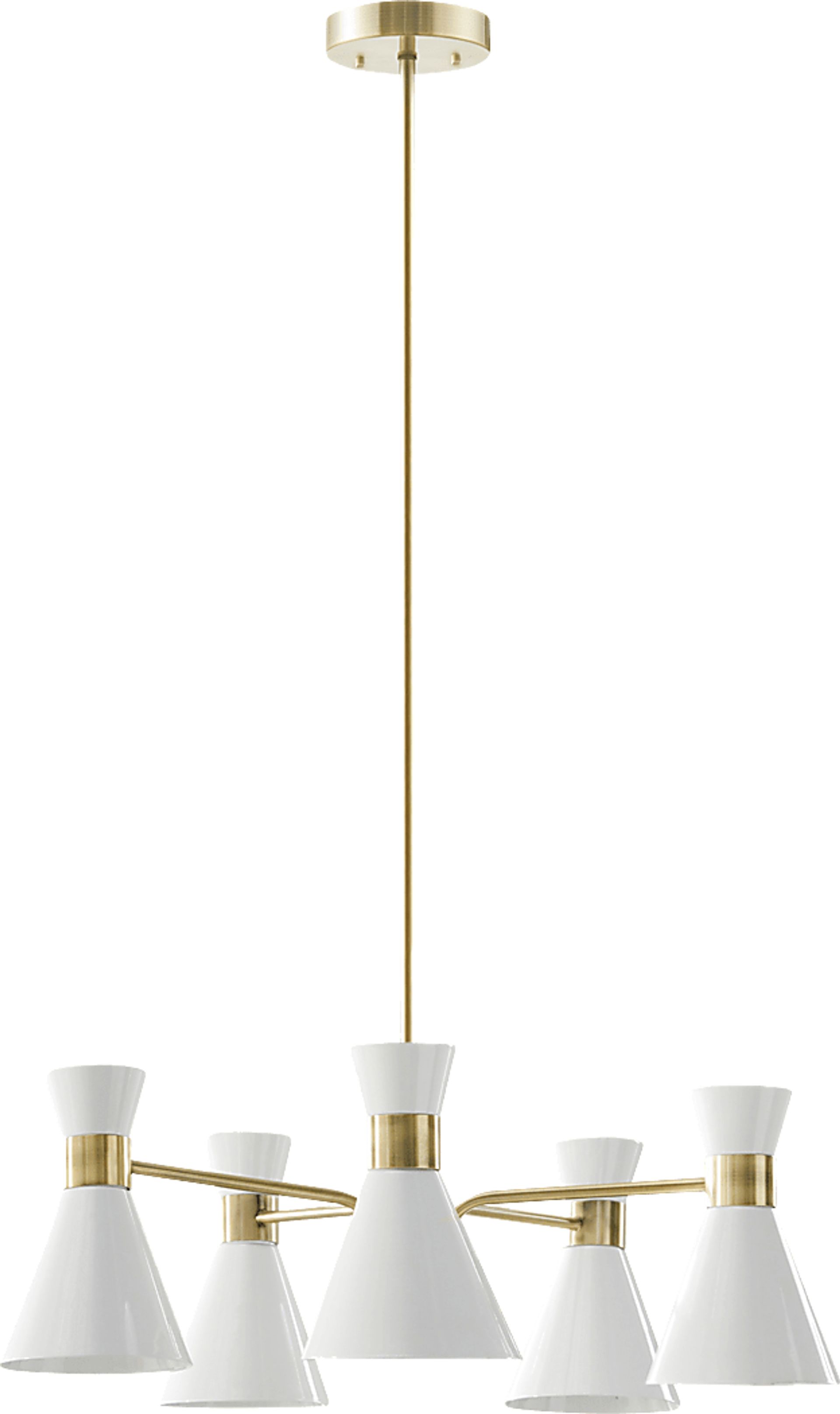 Hillger Street White Chandelier - Image 4