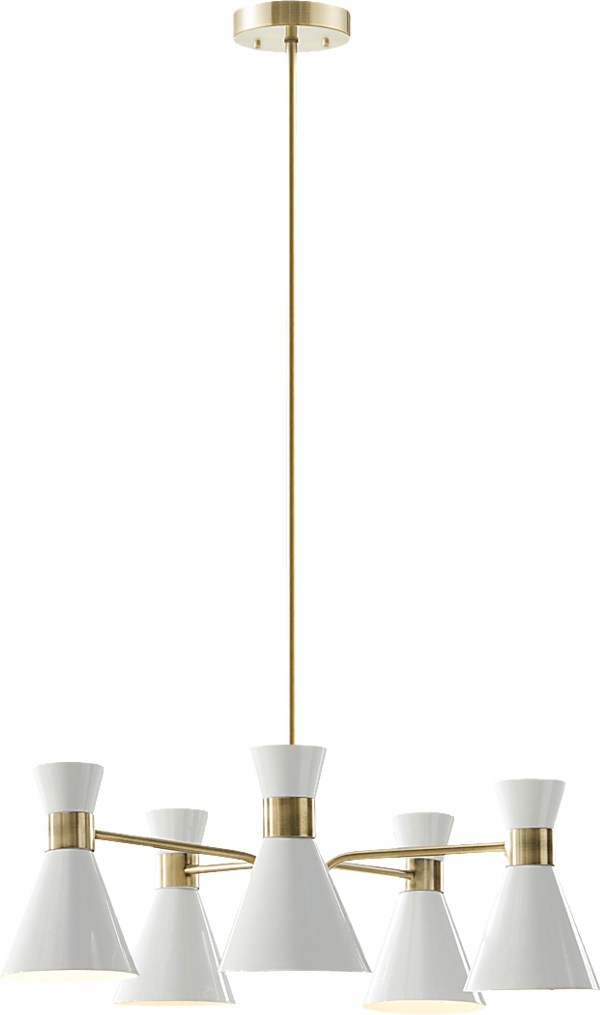 Hillger Street White Chandelier - Image 1