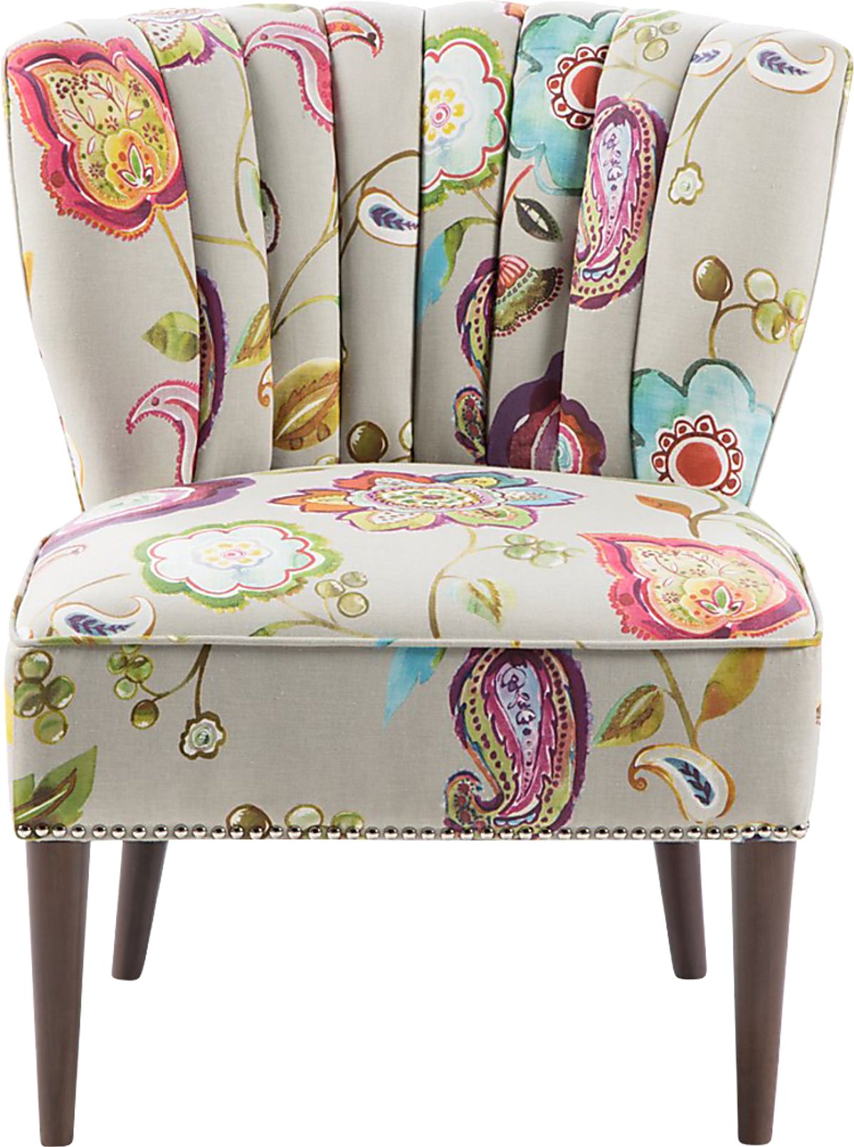 Hillmont Gray Polyester Fabric Accent Chair Rooms to Go