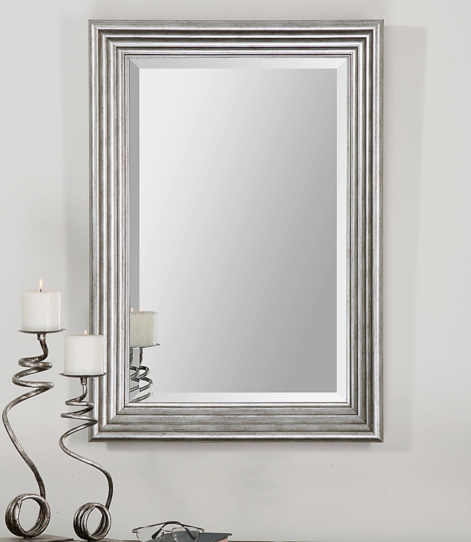 Hillpine Silver Mirror, Set of 2 - Image 2