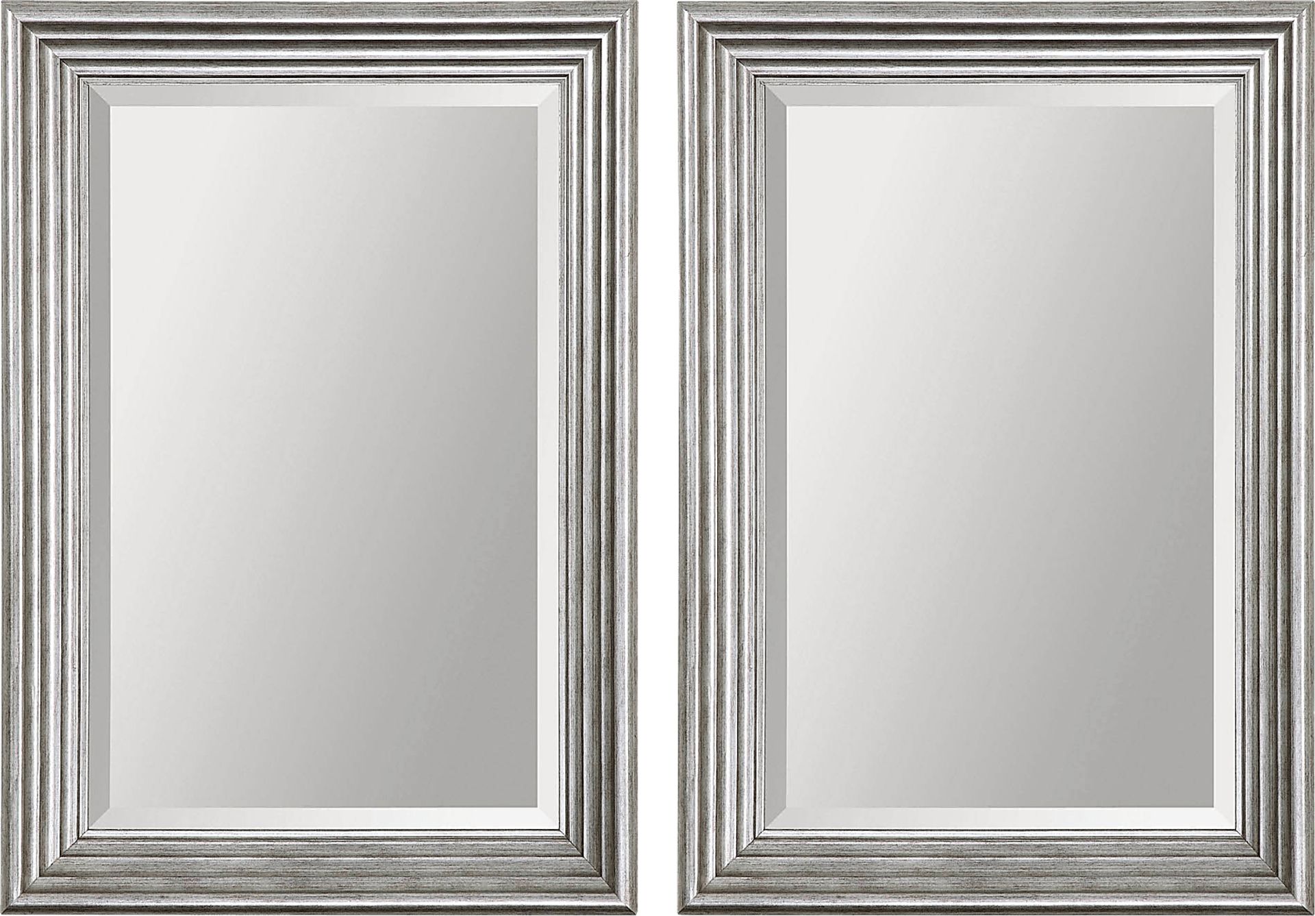 Hillpine Silver Mirror, Set of 2 - Image 1