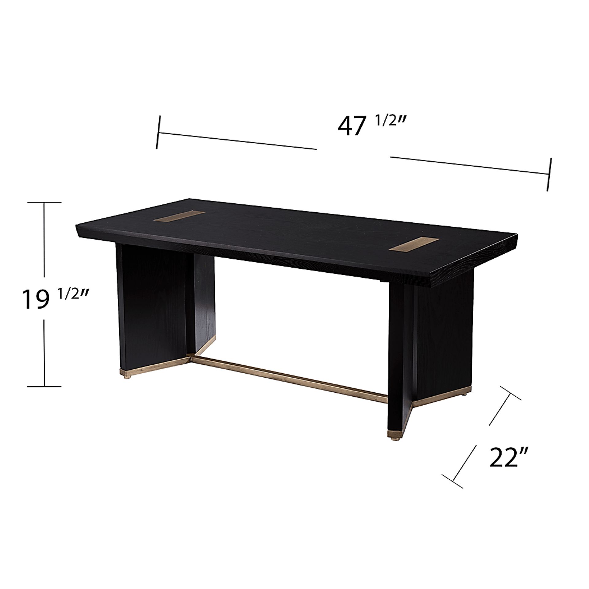 Hillrose Black Cocktail Table - Image 6