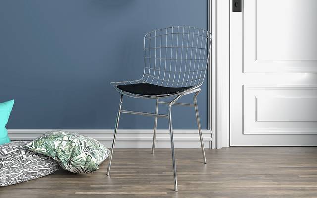Hillrose Black Side Chair, Set of 2 - Thumbnail - Image 8