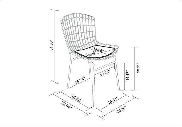 Hillrose Black Side Chair, Set of 2 - Thumbnail - Image 9