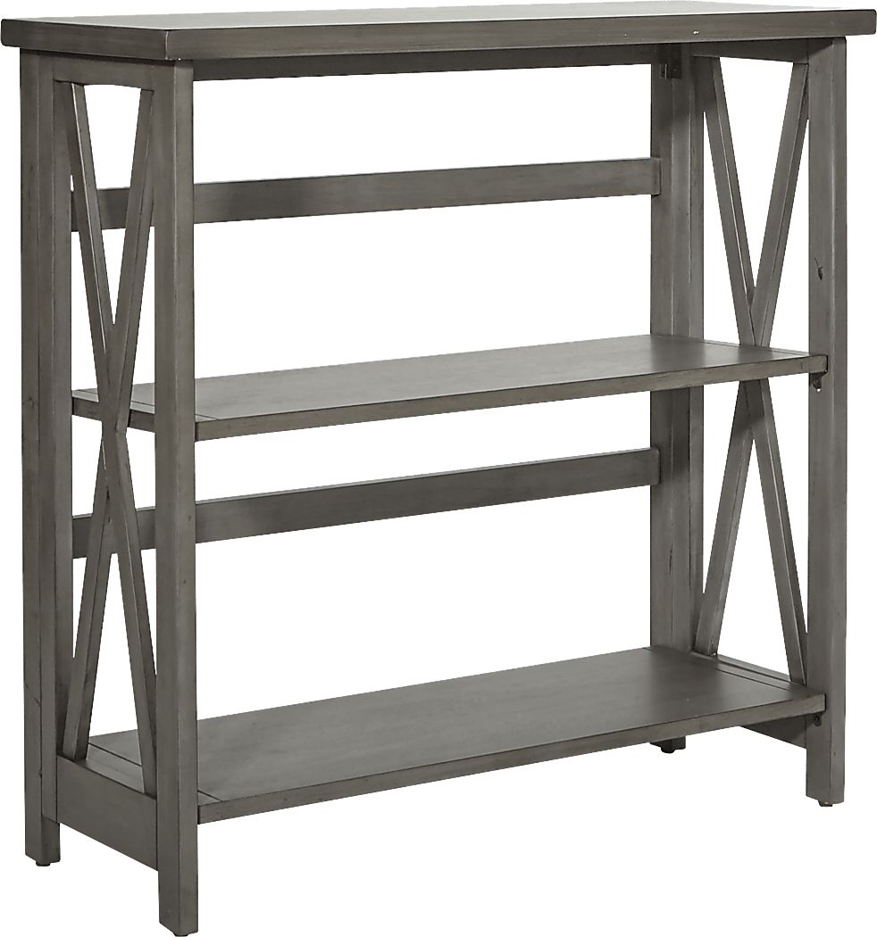 Hillsbare Gray 3 Shelf Bookcase Rooms To Go