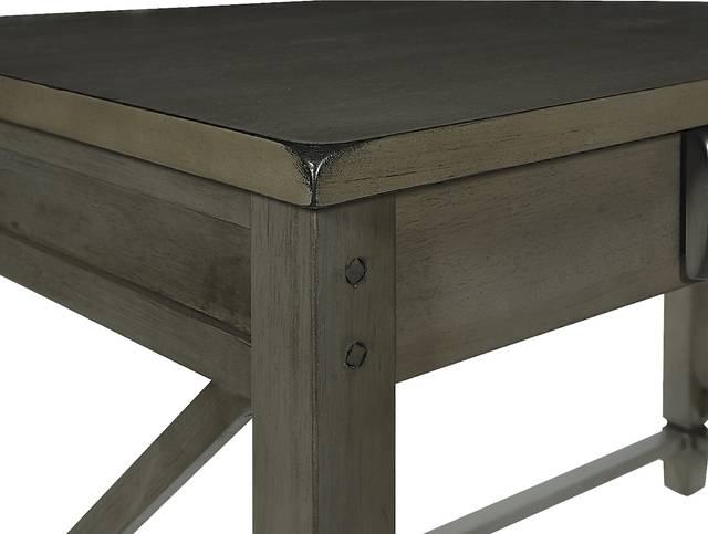 Hillsbare Gray Desk - Thumbnail - Image 3