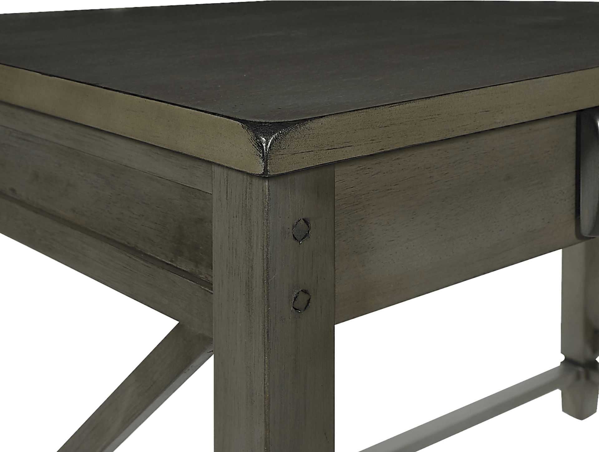 Hillsbare Gray Desk - Image 3