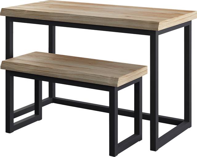 Hillsway Brown Desk With Bench - Thumbnail - Image 2