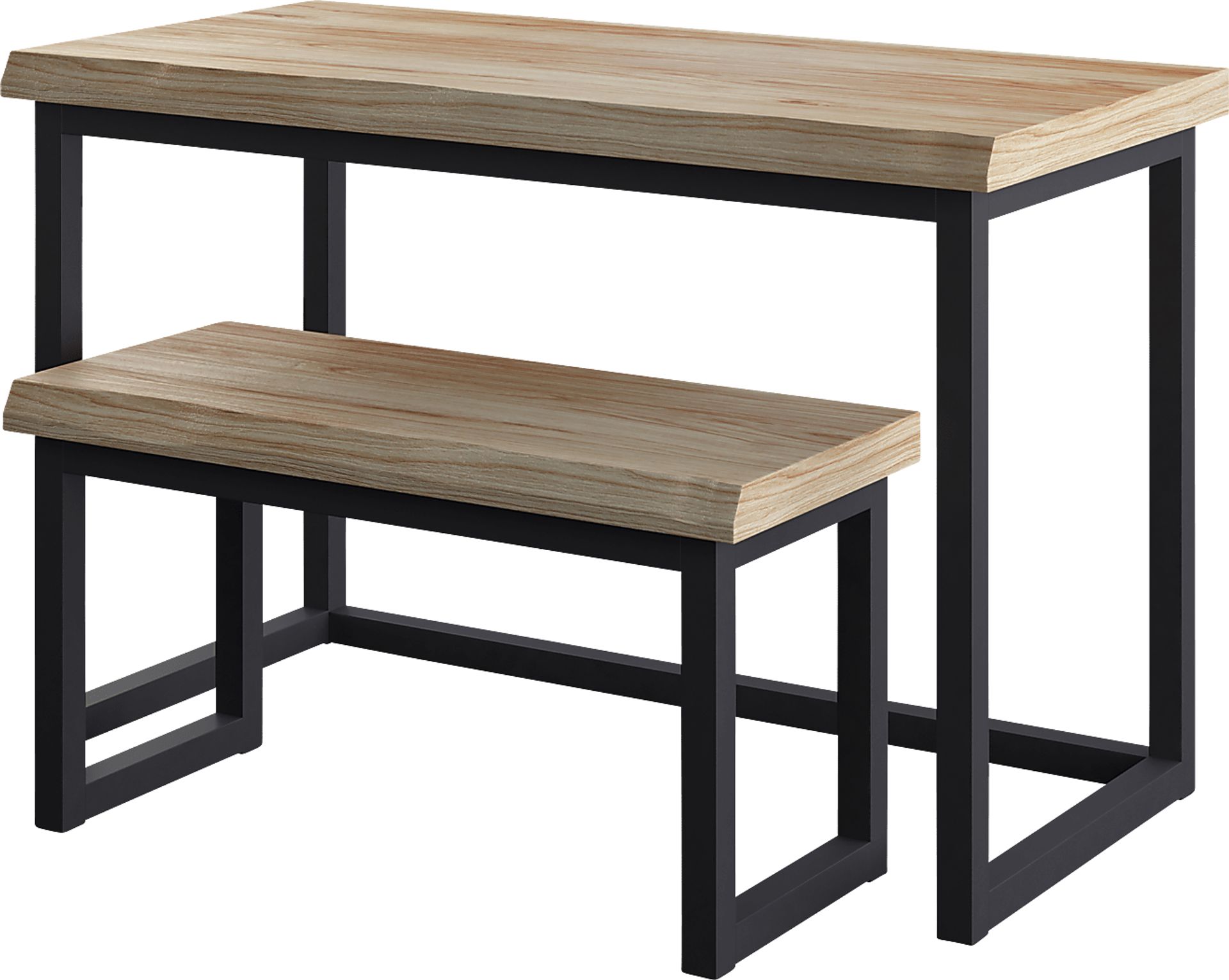 Hillsway Brown Desk With Bench - Image 2