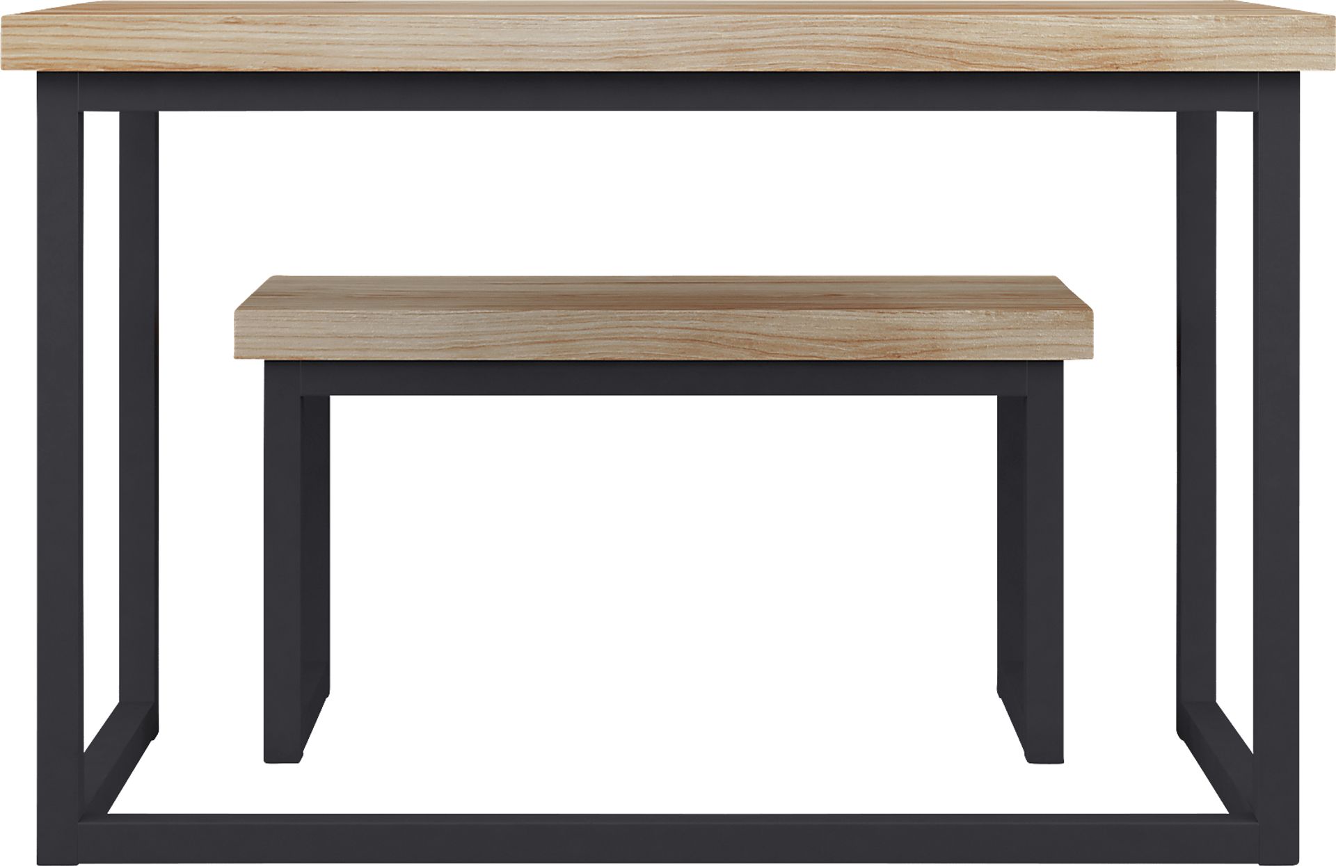 Hillsway Brown Desk With Bench - Image 3