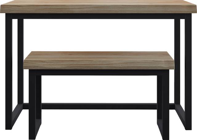 Hillsway Brown Desk With Bench - Thumbnail - Image 5