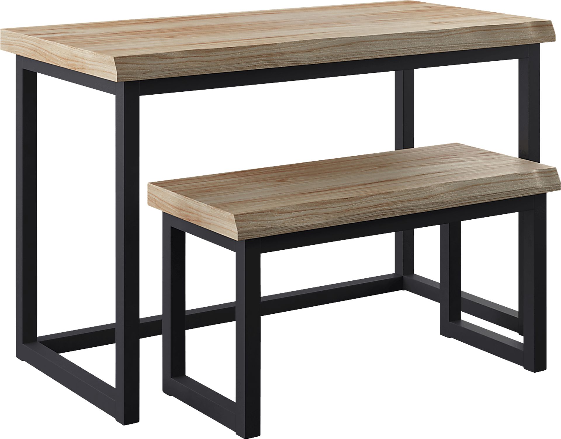 Hillsway Brown Desk With Bench - Image 1