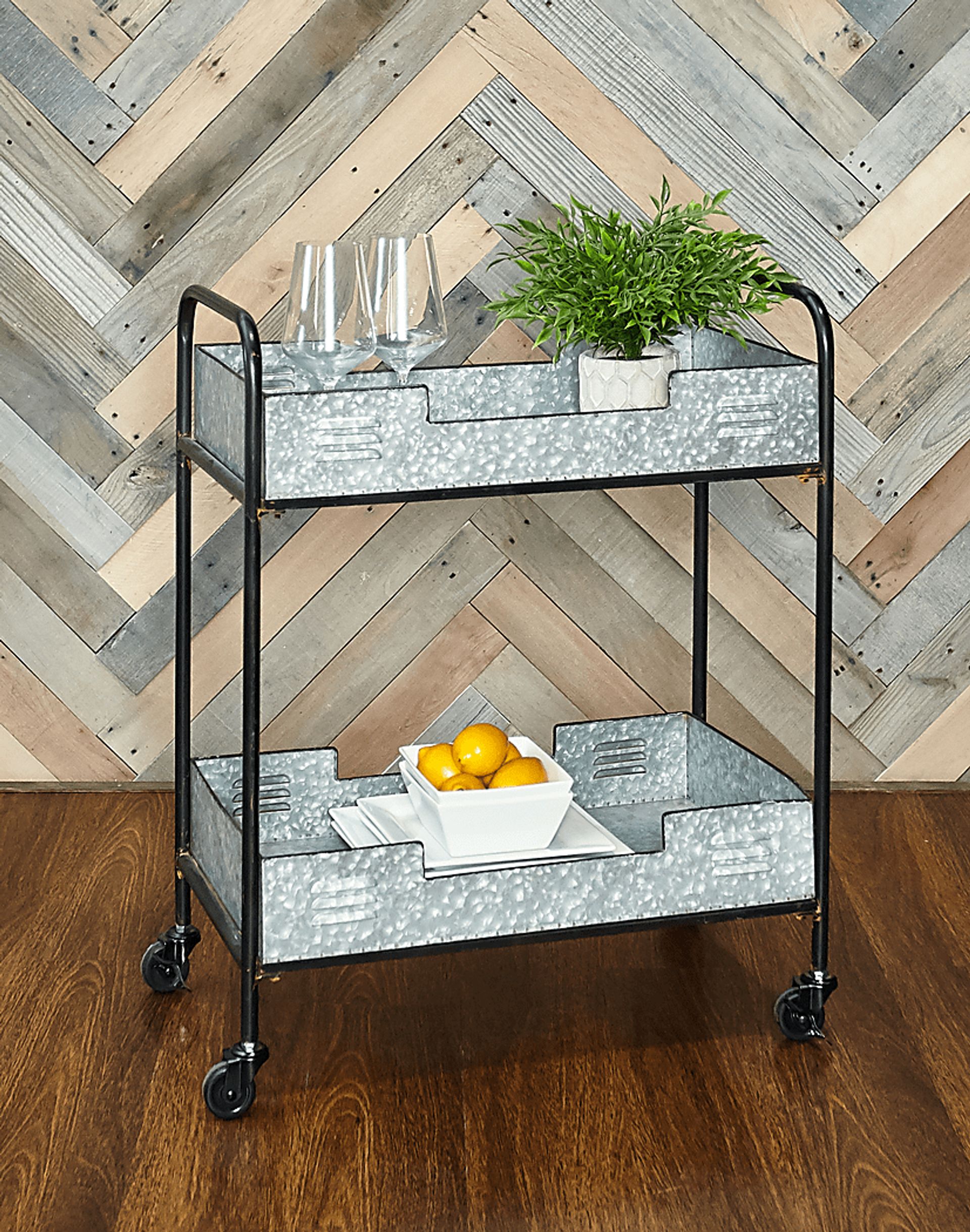 Hillvale Silver Bar Cart - Image 2