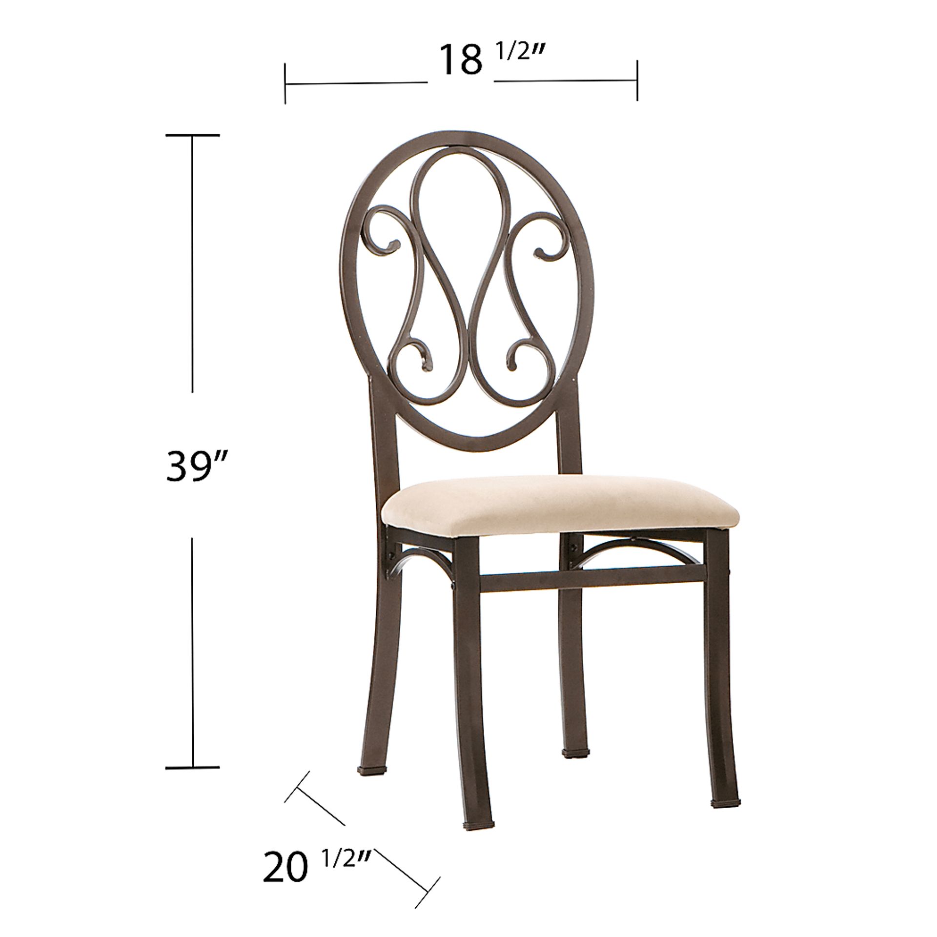 Hilmer Brown Side Chairs, Set of 4 - Image 11