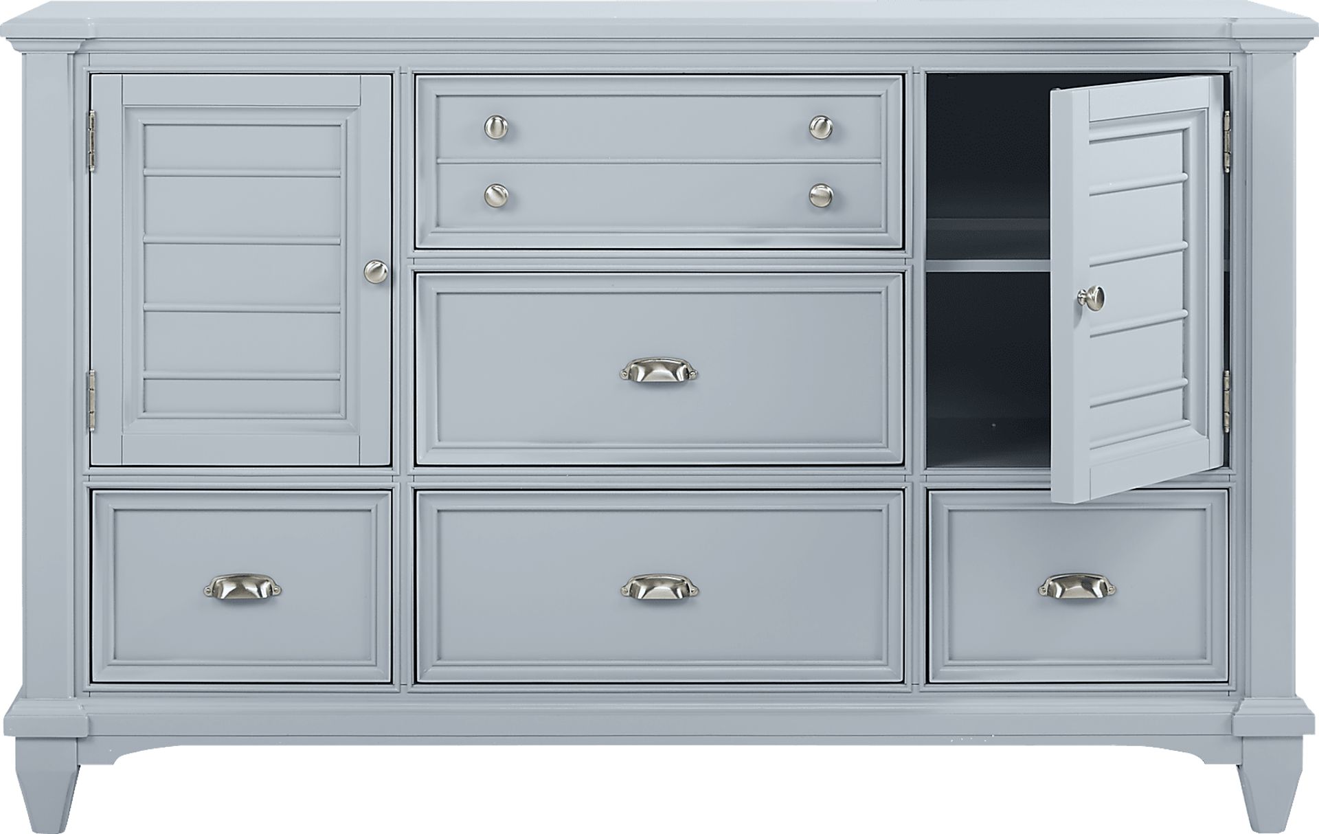 Hilton Head Blue Door Dresser - Image 3