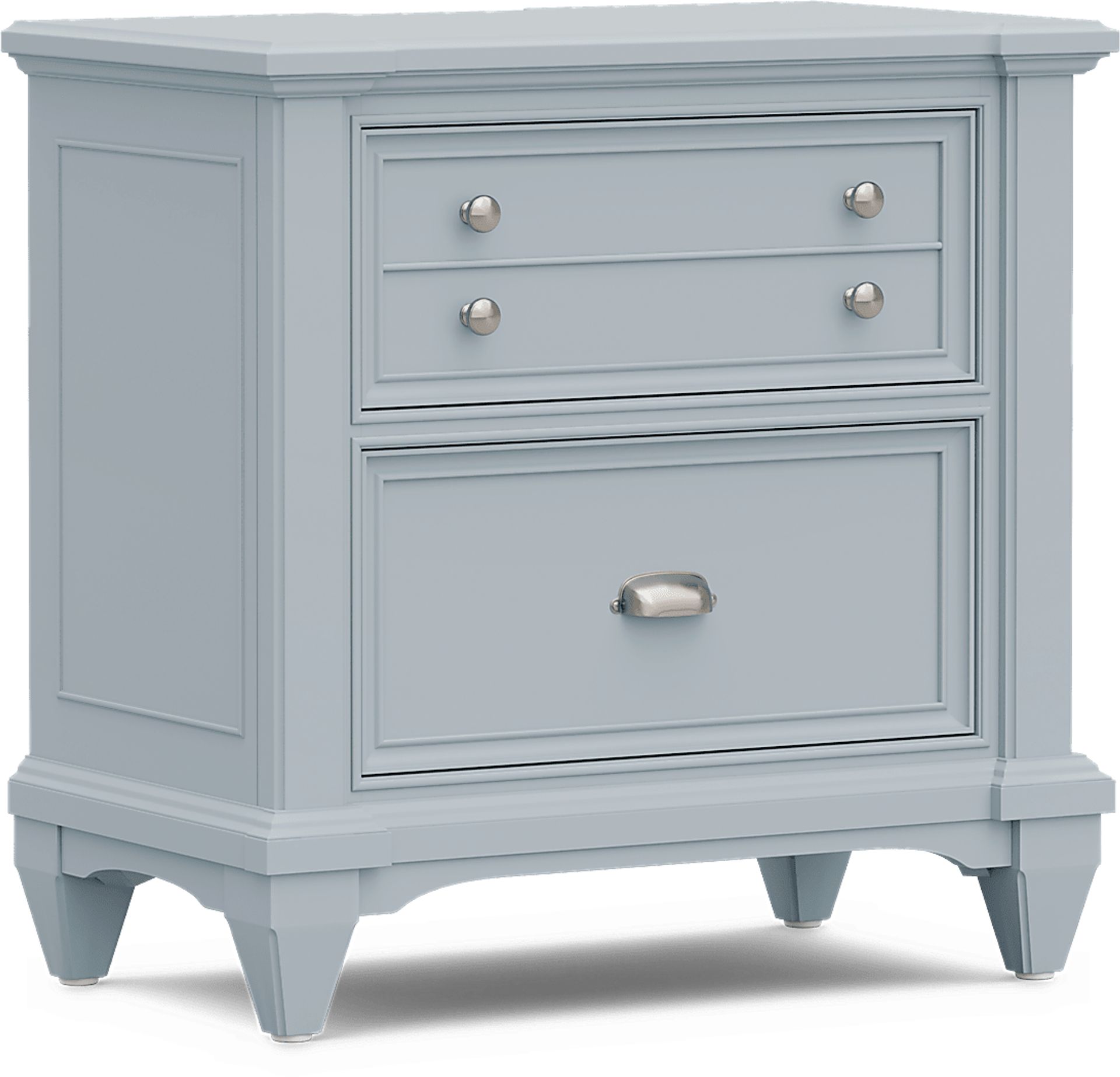 Hilton Head Blue 7 Pc Queen Panel Bedroom - Image 7