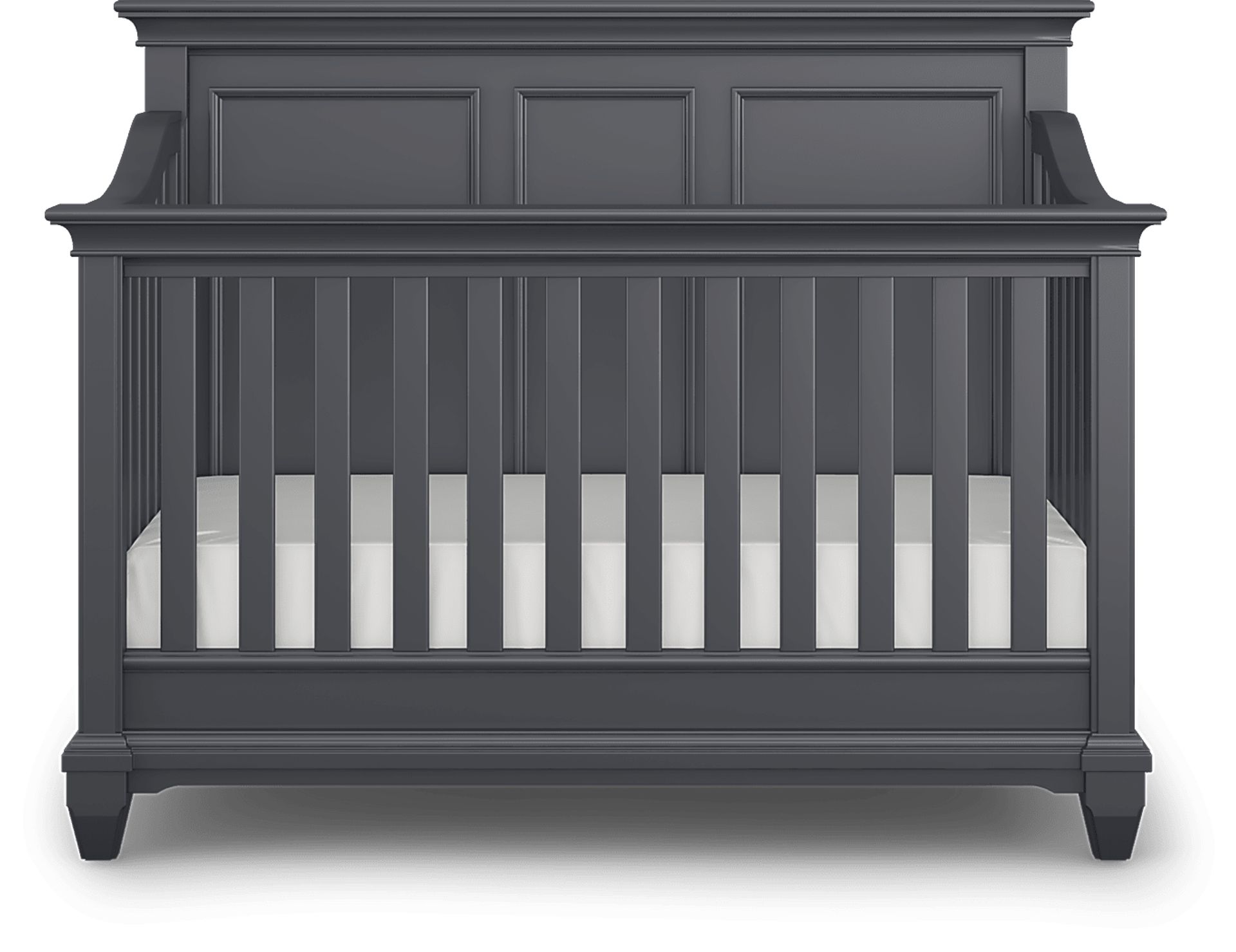 Hilton Head Graphite Crib with Toddler and Full Conversion Rails - Image 2