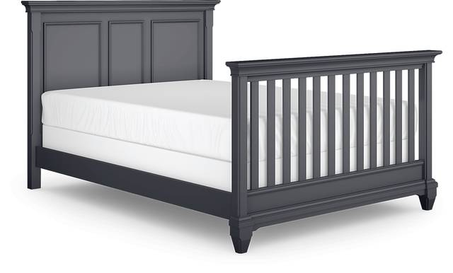 Hilton Head Graphite Crib with Toddler and Full Conversion Rails - Thumbnail - Image 3