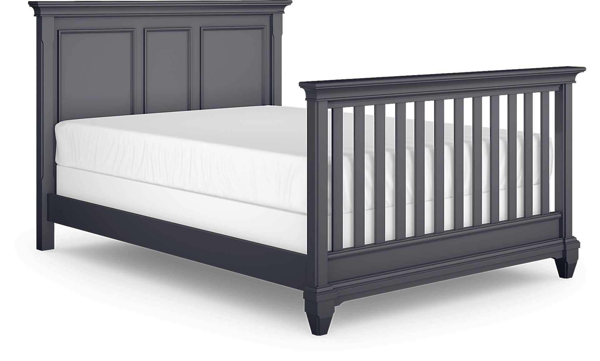 Hilton Head Graphite Crib with Toddler and Full Conversion Rails - Image 3