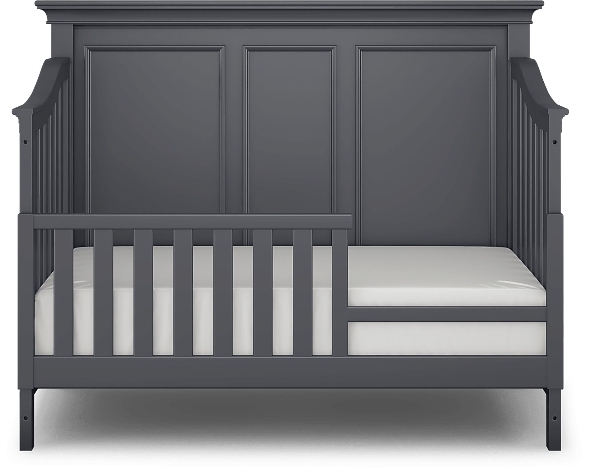 Hilton Head Graphite Crib with Toddler and Full Conversion Rails - Image 5