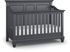 Hilton Head Graphite 3 Pc Crib with Toddler and Full Conversion Rails