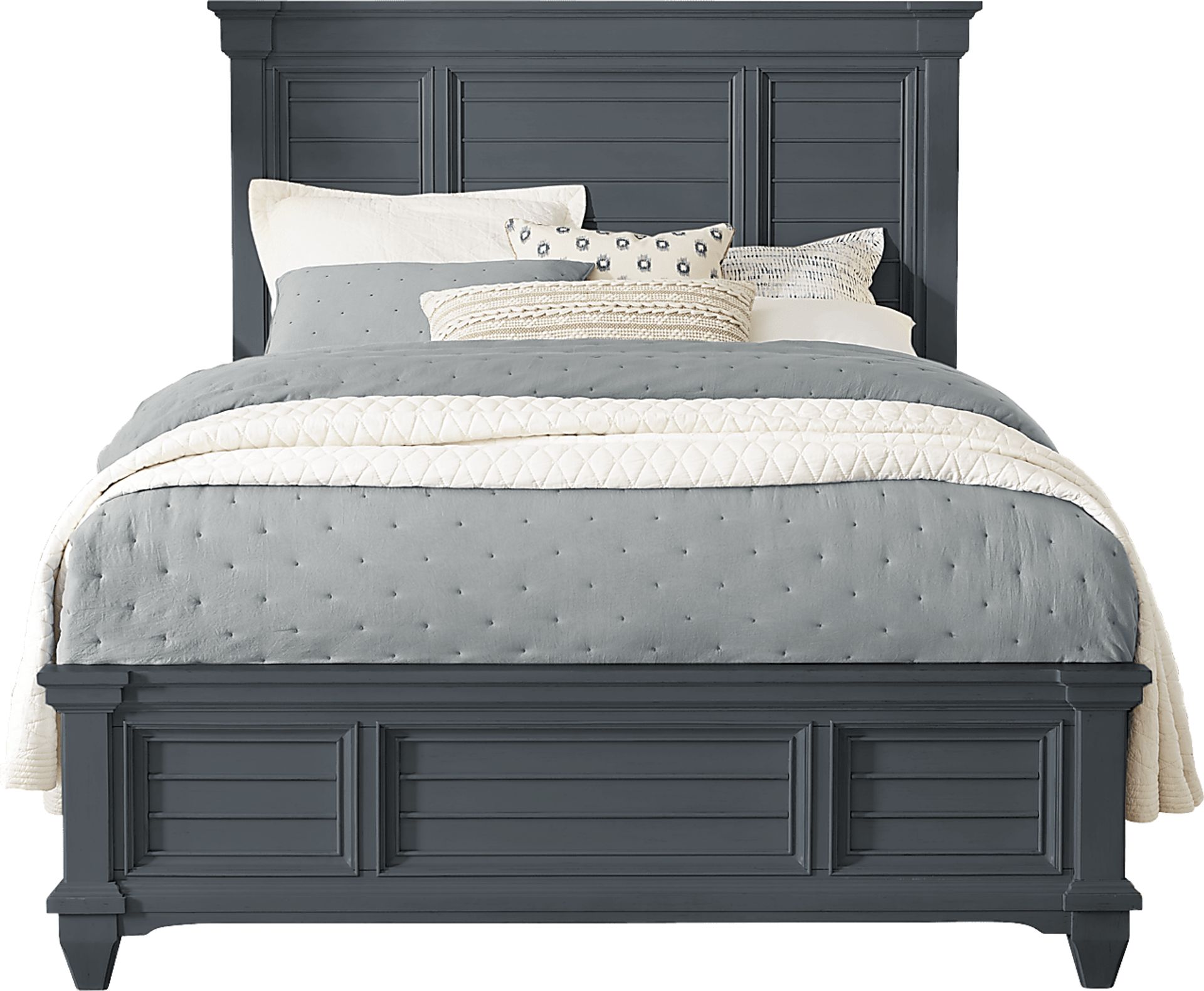 Hilton Head Graphite 3 Pc King Panel Bed - Image 1