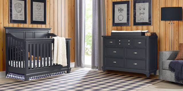 Hilton Head Graphite 4 Pc Nursery - Thumbnail - Image 1