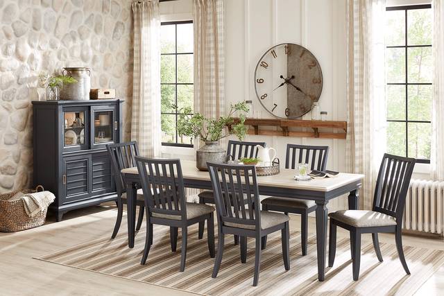 Hilton Head Graphite 5 Pc Dining Room - Thumbnail - Image 1