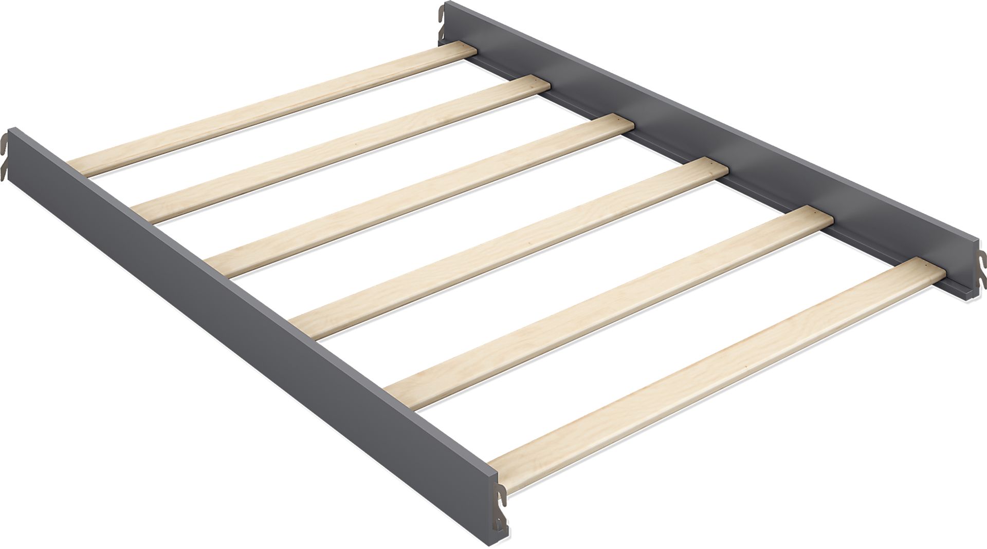 Hilton Head Graphite 6 Pc Nursery with Toddler & Conversion Rails - Image 4