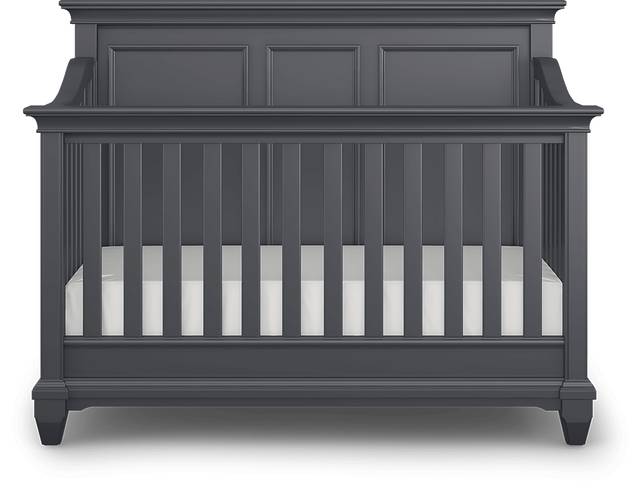 Hilton Head Graphite Convertible Crib - Thumbnail - Image 2