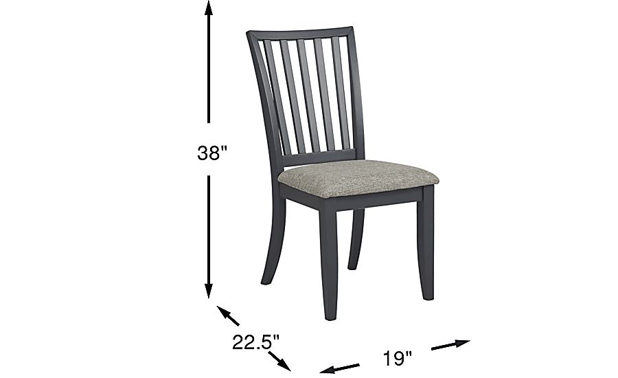 Hilton Head Graphite Dining Chair - Thumbnail 3