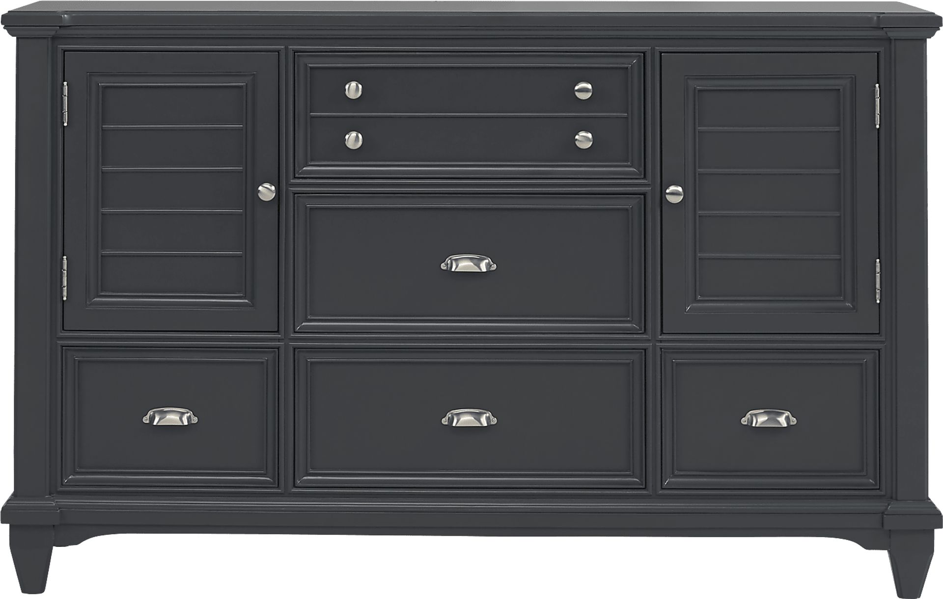 Hilton Head Graphite 5 Pc Queen Panel Bedroom - Image 3