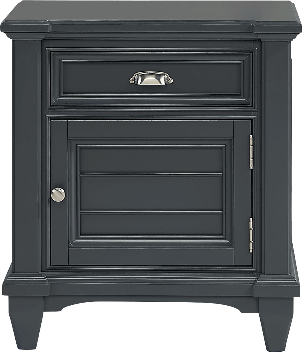 Hilton Head Graphite 7 Pc King Panel Bedroom Rooms To Go