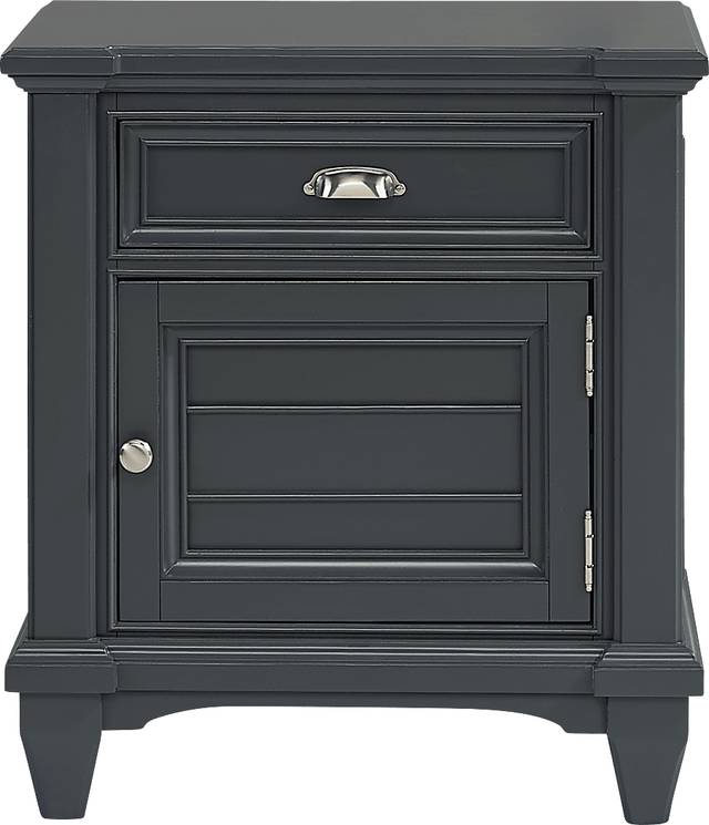 Hilton Head Graphite Door Nightstand - Thumbnail - Image 1