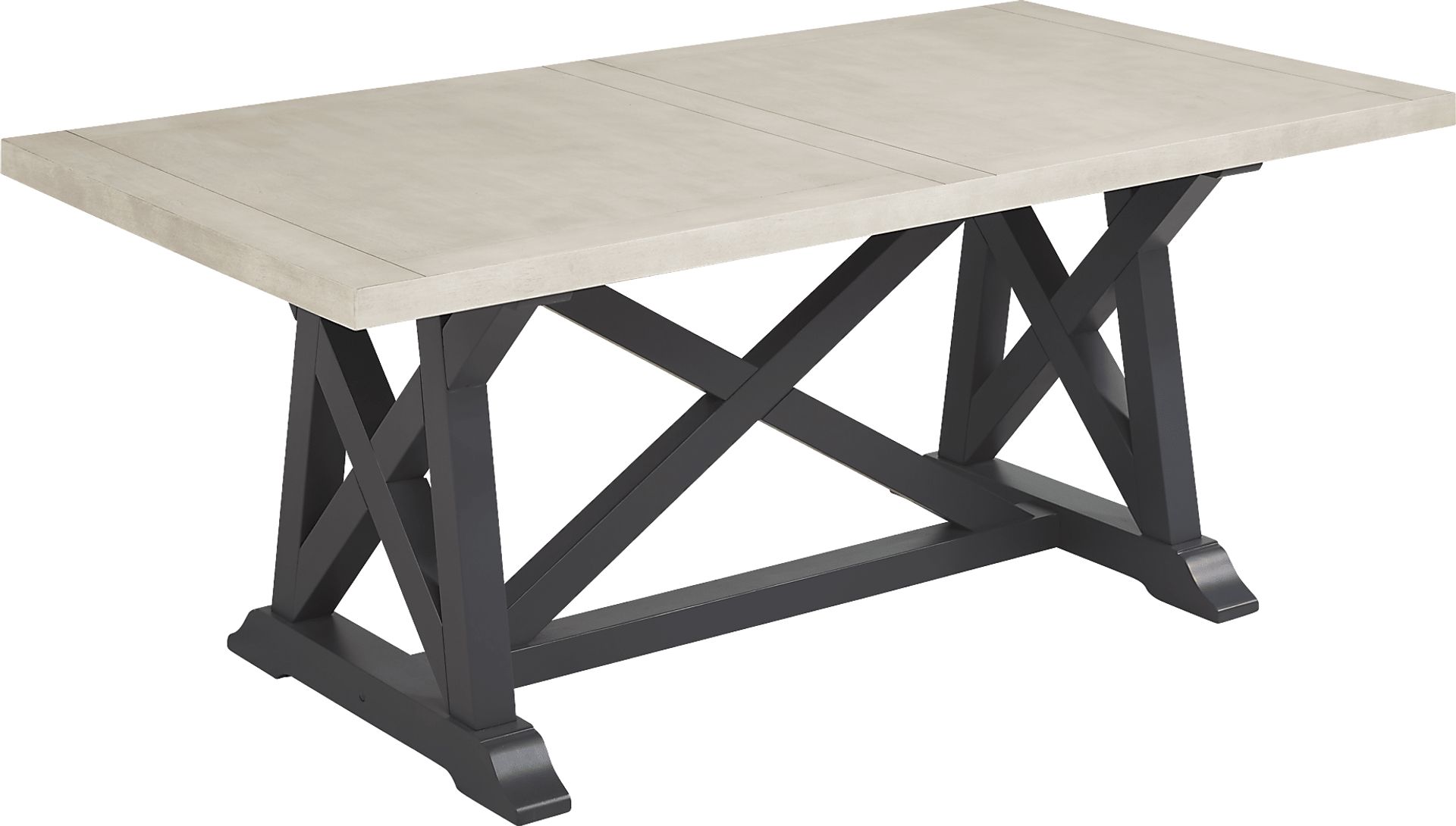 Hilton Head Graphite 5 Pc Trestle Dining Room - Image 2