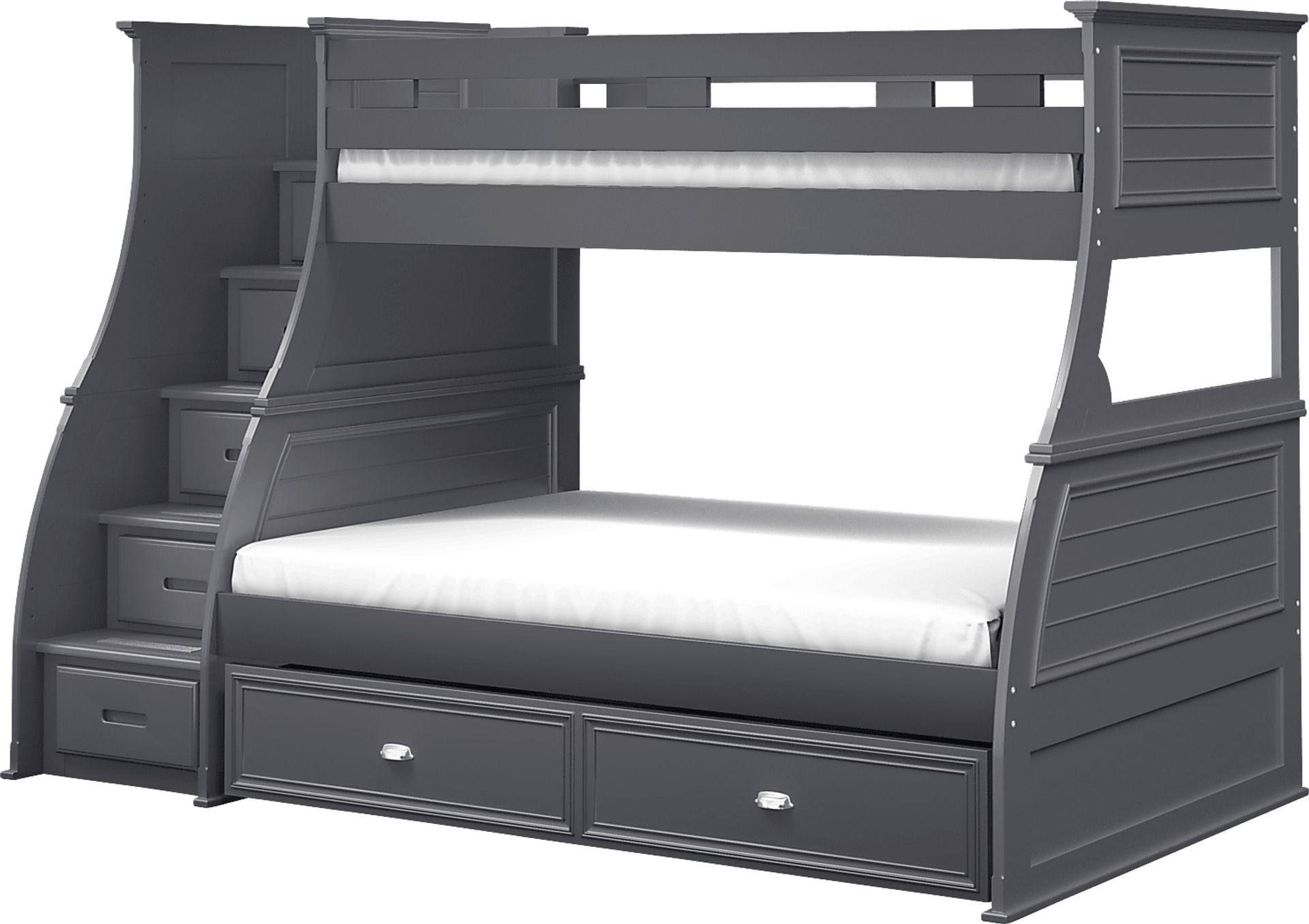 Hilton Head Graphite Twin/Full Step Bunk - Image 4