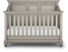 Hilton Head Gray 3 Pc Crib with Toddler and Full Conversion Rails