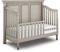 Hilton Head Gray 3 Pc Crib with Toddler and Full Conversion Rails