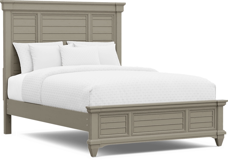 3 pc queen panel bed