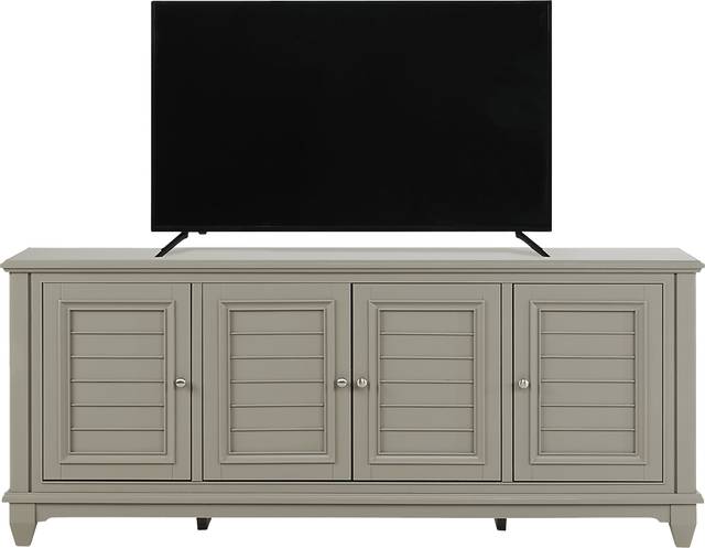 Hilton Head Gray 84 in. Credenza - Thumbnail - Image 2