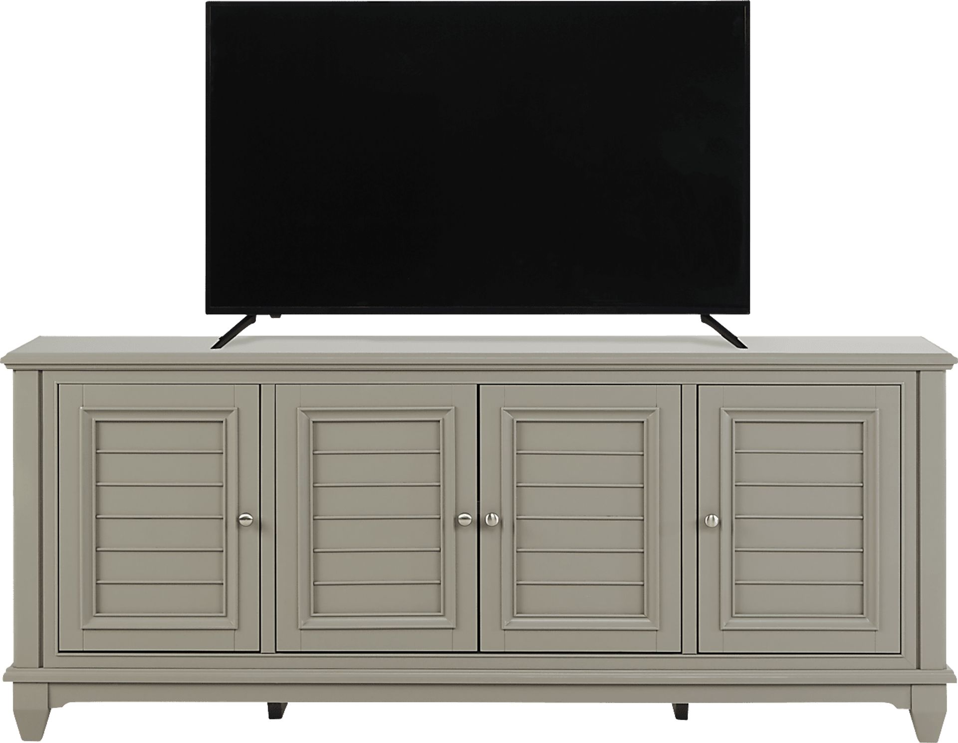 Hilton Head Gray 84 in. Credenza - Image 2