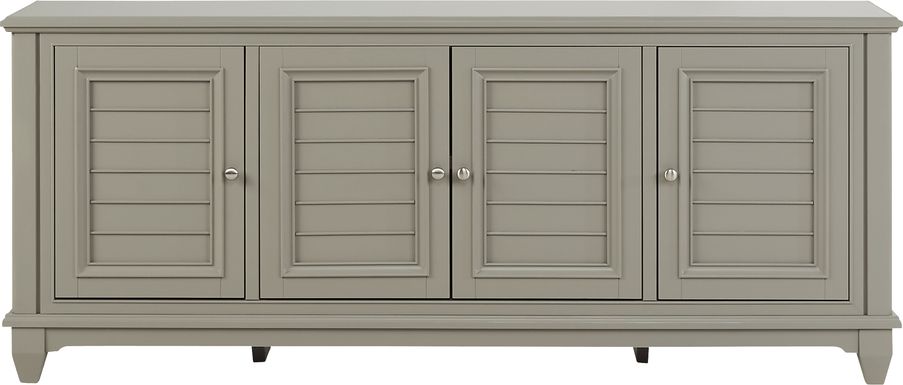 Hilton Head Gray 84 in. Credenza