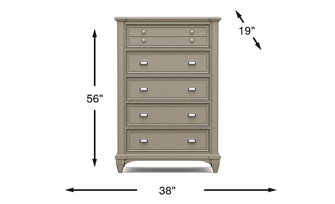 Hilton Head Gray Chest