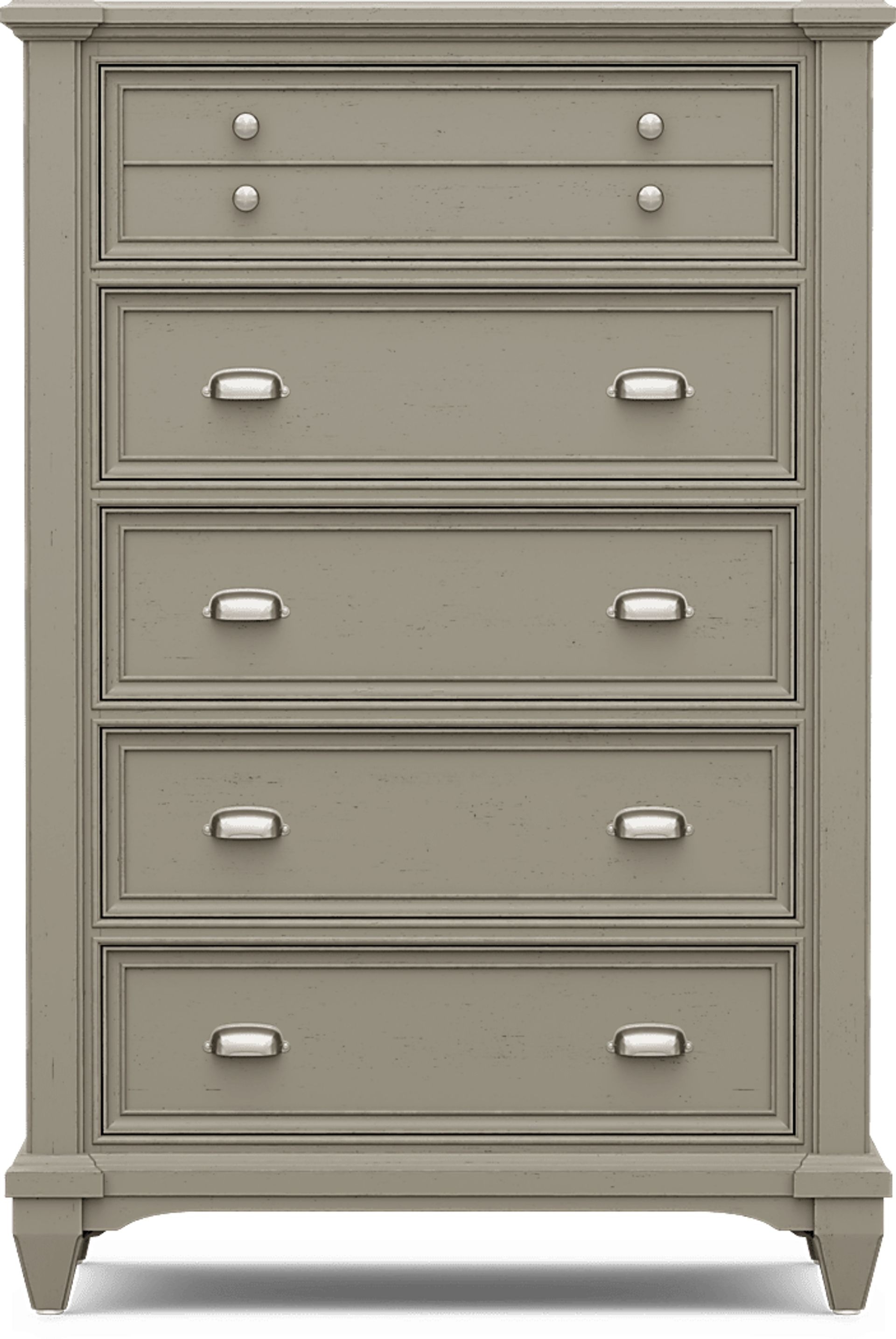 Hilton Head Gray 5 Pc King Panel Bedroom - Image 9