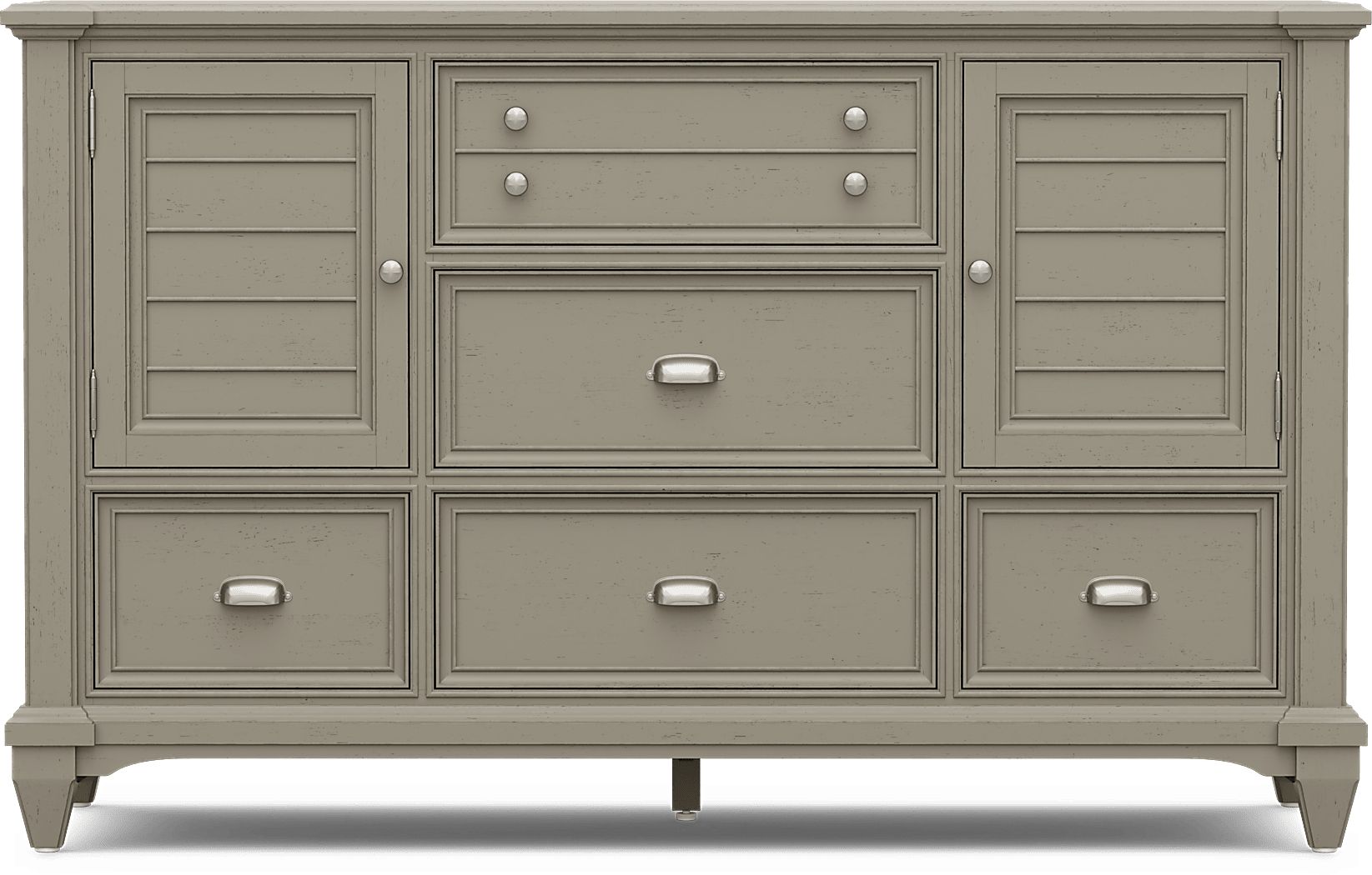 Hilton Head Gray Door Dresser